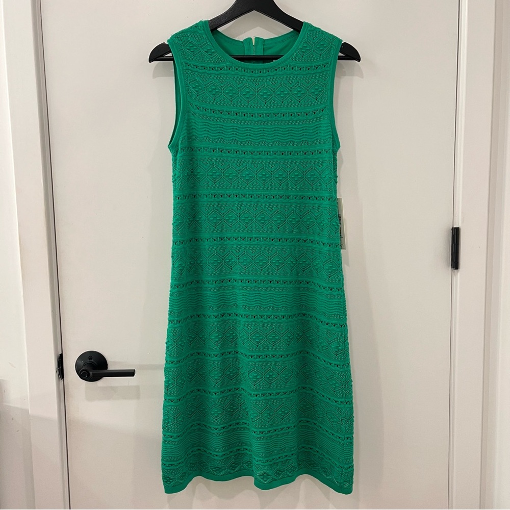 Eliza J Emerald Green Sleeveless Knit Dress Size Small New